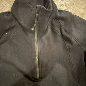 EUC Scuba oversized funnel neck half zip